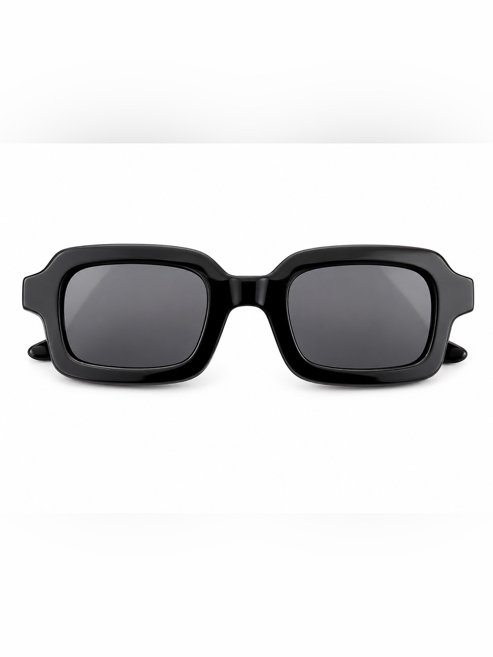 Crap Eyewear Black Rectangular Sunglasses